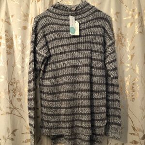 Grey stripped sweater